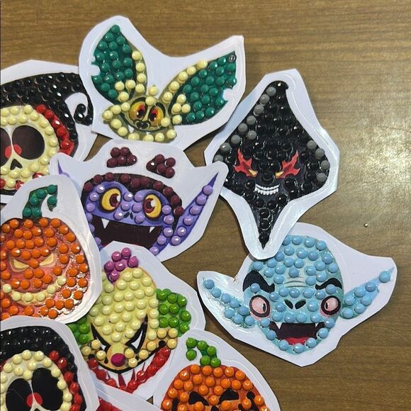 Colorful Halloween diamond Sticker Set - Picture 4 of 5